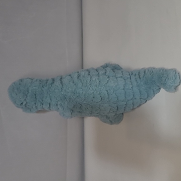 Manhattan Toy Co. 2016 Dinosaur T-Rex Aqua Blue Soft 12" Plush Stuffed Animal - Picture 5 of 10